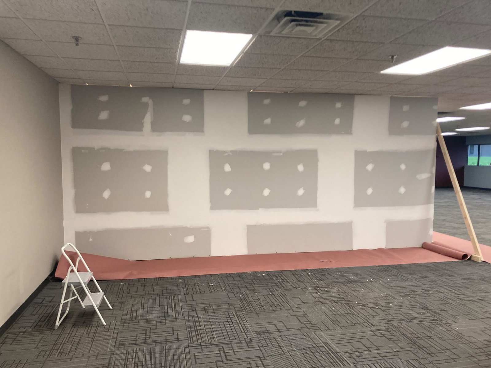 Trueline Drywall commercial construction project